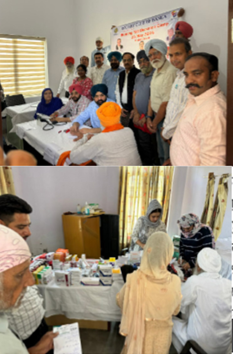 Rotary Club Banga organized a medical camp